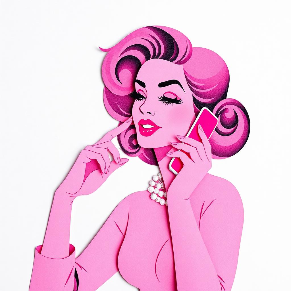 Woman on a video call